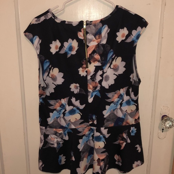 Bar III sleeveless peplum top - Picture 2 of 2